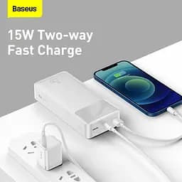 Зовнішній акумулятор Baseus Bipow Digital Display 30000 mAh 15w (PPDML-K01) чорний - мініатюра 4