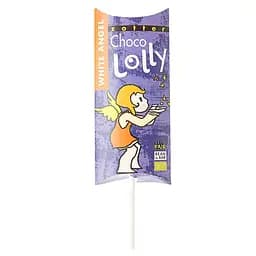 Конфета Zotter Choco Lolly Белый Ангел, белый шоколад, органическая, 20 г