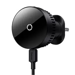 Бездротове зарядне + тримач для авто Baseus MagPro Series Magnetic Wireless Air Vent 15W C40164100121-00 - мініатюра 4
