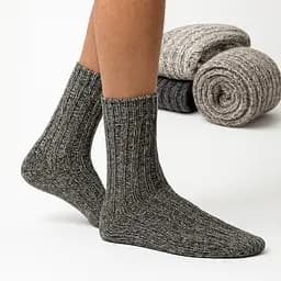 Шкарпетки теплі вовняні Norwegian Wool Socks L 43–46 Solve сірі KT7003108
