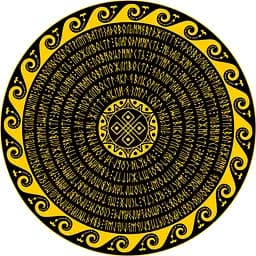 Картина за номерами Strateg & Karpachoff Гроші сугестивна мандала 40х40 см (Mandala (finance))