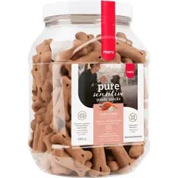 Лакомства для чуствительных собак Mera Pure Sensitive Good Snacks Lach & Reis с лососем и рисом 600 г