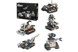 Робот-конструктор 5-в-1 Stem Robot з пультом керування та Bluetooth GS227