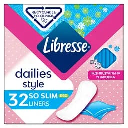 Щоденні прокладки Libresse Daily Fresh Normal Deo 32 шт.