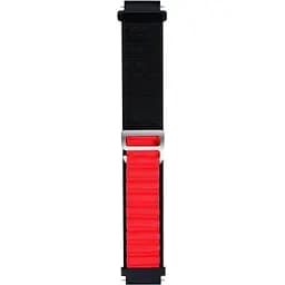 Ремінець для Huawei Watch GTGT2 - чорний Watchbands NormalCloth Wave ширина кріплення 22мм нейлоновий (W22-9WB50259755)