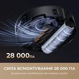 Робот пилосос MOVA Z60 Ultra Roller Complete Black-EUA - мініатюра 4