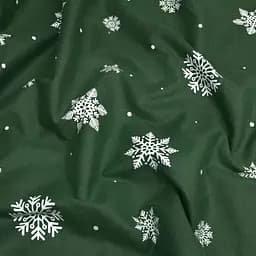 Дитяча постільна білизна фланель Cosas SNOWFLAKES FOREST CS2 110х140см (Flannel_SnowflakesForest_El80-41Skyer_140) - мініатюра 8