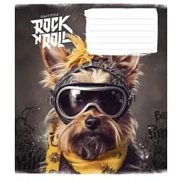Тетрадь ученическая Школярик Rock star 012-3277L-4 в линию 12 листов