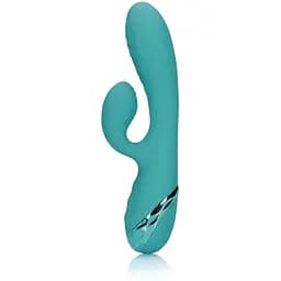 Вибратор-кролик Loveline Inflatable Rabbit 20 см (зеленый)