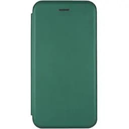 Кожаный чехол-книжка Epik Classy для Xiaomi Redmi Note 14 5G Зеленый