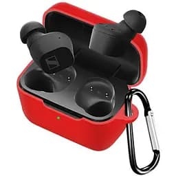 Чохол-накладка DK Silicone Candy Friendly карабін Sennheiser CX Plus SE True Wireless (017221) (red)