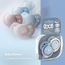 Пустушка силіконова динамічна LOVI Baby Shower Boy 0-2 місяців 2 шт. (22/900boy) - мініатюра 5