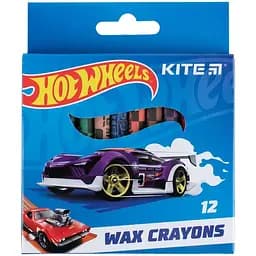 Мел восковой Kite Hot Wheels 12 шт. (HW24-070)