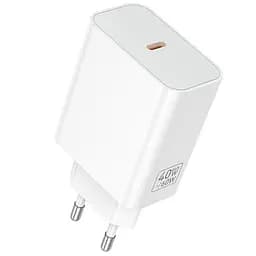 МЗП Hoco C162A Source PD40W (1USB-C) White