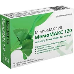 МемоМАКС VitaCore №30, 120 таблеток