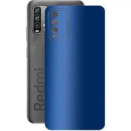 Захисна плівка StatusSKIN для Xiaomi Redmi Note 9 4G 2020 Корпус Вініл Синій матовий