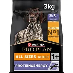 Сухий корм Purina Pro Plan Protein & Energy для дорослих собак усіх розмірів з куркою 3 кг