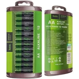 Батарейки щелочные Hoco Alkaline AA (LR6) 12 шт