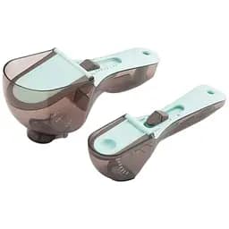 Мірні ложки Adjustable Measuring Spoon регульовані бірюзові (do220)