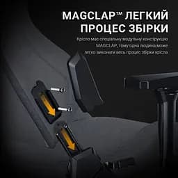 Ігрове крісло Anda Seat Kaiser 2 Pro Grey Fabric Size XL (AD12YXL-17-G-F-G01) - мініатюра 12