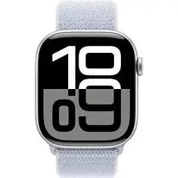 Смарт-годинник Apple Watch Series 10 GPS 46mm Silver Aluminum Case w. Blue Cloud Sport Loop (MWWN3) - мініатюра 2
