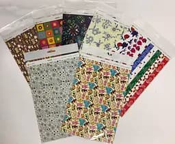 Набір картону для дизайнерських робіт (двосторонній), 2 аркуші, ТМ "Тетрада", ціна за 5 шт.