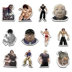 Стікерпак GeekLand Baki the Grappler 45 штук (SP BG 01) - мініатюра 3