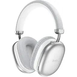 Навушники Hoco повнорозмірні бездротові стерео W35 Max Joy BT headphones сріблясті
