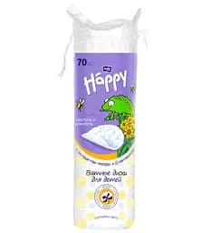 Ватные диски Bella Baby Happy, с экстрактом череды и Д-пантенолом, 70 шт.