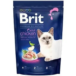 Сухой корм для котов Brit Premium Nature Cat Adult Chicken с курицей 800 г