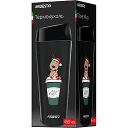 Термокухоль Ardesto Coffee Time Christmas Reindeer 450 мл (AR2645RN) - мініатюра 5