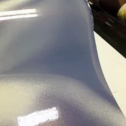 Декоративна 3D наклейка на двері Ніжний шовк перли вінілова ПВХ синій 60х180 см Happy Pocket Z181929 - мініатюра 5