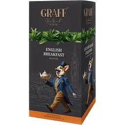 Чай черный байховый Graff English Breakfast 40 г (20 шт. х 2 г)