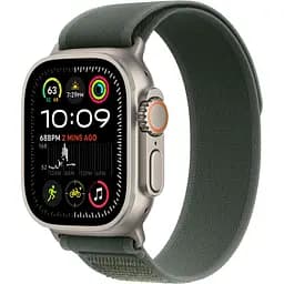 Ремінець нейлоновий для смарт-годинника Garmin 42,44,45,46,49 mm, Trail, зелений, тканинний ремінець з регулятором довжини, на липучці, сумісний зі смарт-годинниками Garmin, ArmorStandart (ARM82563)