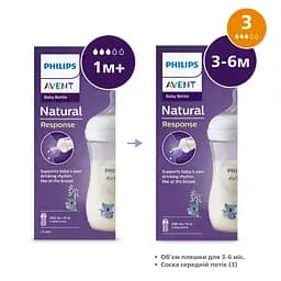 Пляшечка для годування Philips AVENT Natural Природний потік Коала 260 мл (SCY903/67) - мініатюра 8