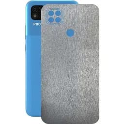 Защитная пленка StatusSKIN для Xiaomi Poco C31 2021 Корпус Винил Металл серебро