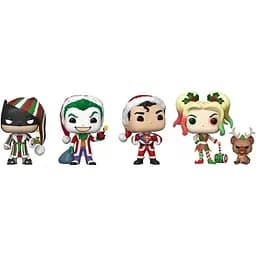 Набор фигурок Funko Pop Фанко Поп Фанко Поп DC Comics Christmas 4 Pack Special Edition Exclusive ДС Комикс DC CC 4