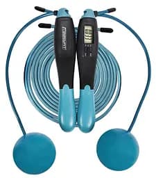 Скакалка для бокса EasyFit TwinRope 2,8 м черно-зеленый (EF-1909-GN)