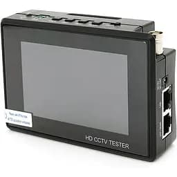 Тестер для камер видеонаблюдения Voltronic IPC-1800 PLUS, c 4" сенсорным дисплеем, поддерживает IP, CVI, TVI, AHD 4K, Wi-Fi, LAN, BNC, 12V, POE