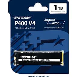 SSD накопичувач Patriot P400 V4 1TB M.2 NVMe (P400VP1TBM28H) [153329] - мініатюра 4