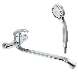 F2103 Змішувач для ванни довгий гусак Ø40 Frap 1/10 Хром