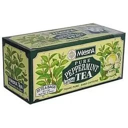 Чай трав'яний Mlesna Перцева м'ята в індивідуальних пакетиках з паперу паперова коробка 75 г