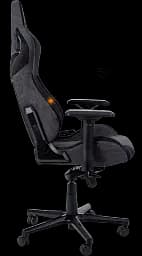 Геймерське крісло GT Racer чорне з темно-сірим (X-8005 Dark Gray/Black Suede) - мініатюра 3
