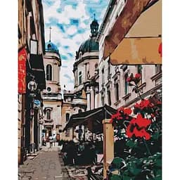 Картина за номерами Brushme Львівська вуличка 40x50 см (GX29486)