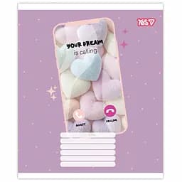 Набір зошитів Yes Your dream 12 аркушів у косу лінію 25 шт. (768647) - мініатюра 2