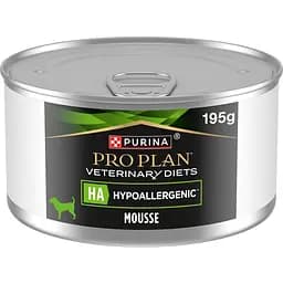 Вологий дієтичний корм для дорослих собак та цуценят Purina Pro Plan Veterinary Diets HA Hypoallergenic для зниження ознак інгредієнтної та нутрієнтної непереносимості 195 г