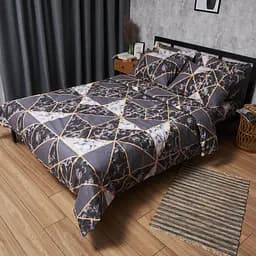 Підковдра Moon&Star Бязь Gold Люкс Marble Gold Полуторна Євро 160x220 см