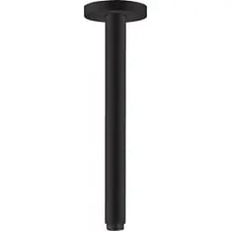 Кронштейн для верхнього душу Hansgrohe зі стелі S 300 мм Matt Black 27389670 Чорний матовий
