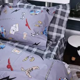 Наволочка MirSon Poplin Line Kids 08 Harry Potter 60х60 см сіра (2200009719295) - мініатюра 3