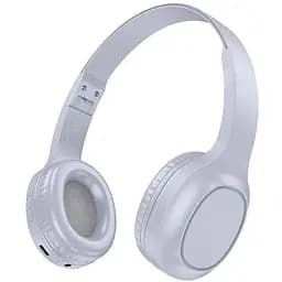 Навушники бездротові повнорозмірні Hoco W46 блакитно-сірі